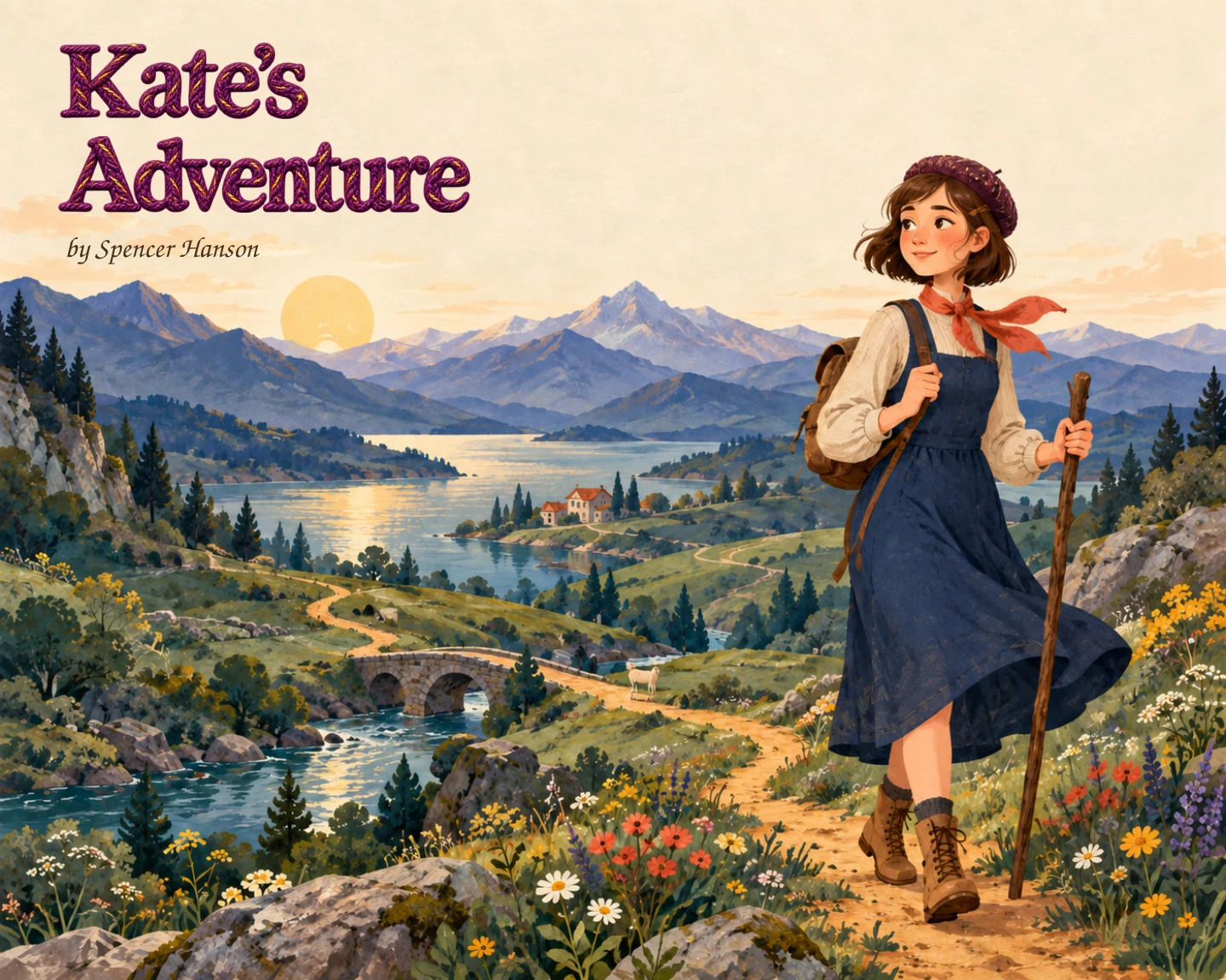 Kate's Adventure cover, by Spencer Hanson