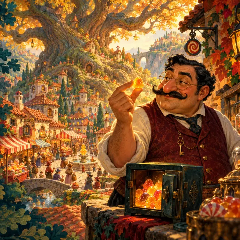 Fat Fred and the Tragedy of the Missing Yumdrops illustrated cover