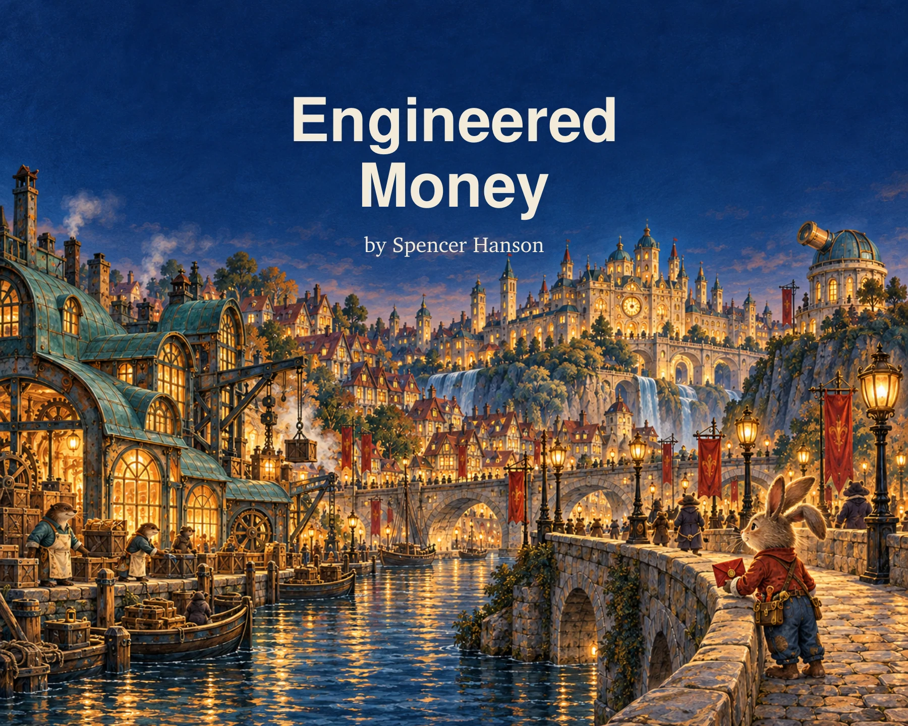 Engineered Money cover, by Spencer Hanson